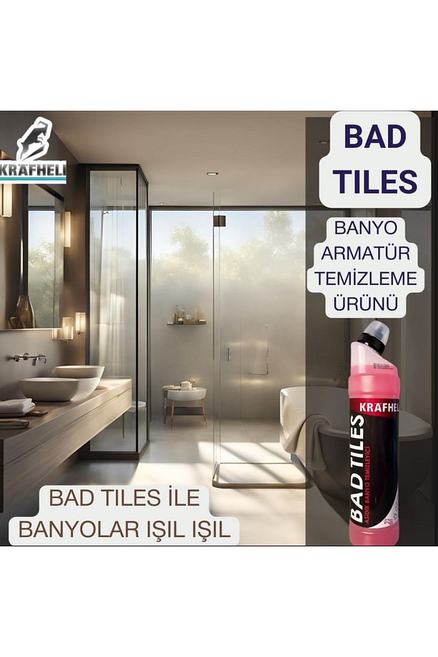 Bad Tiles Asidik Banyo Temizleyici 750ml - 3