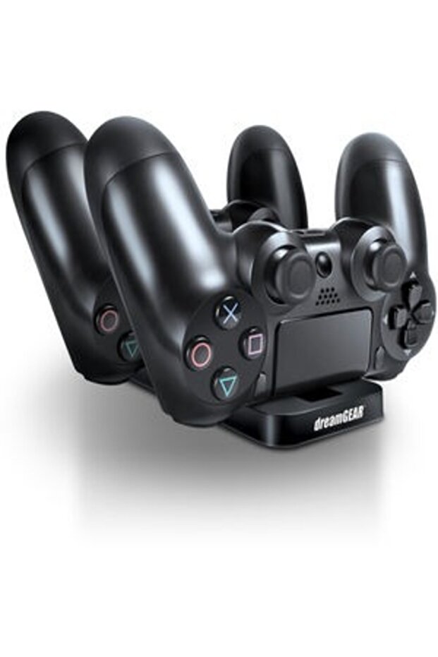 Dreamgear Dual Charge Dock For Ps4 – Led Controller Charger, Slides In, Usb Power & Adapter - 2