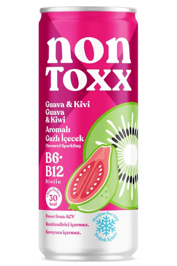Guava & Kivi Aromalı Sirkeli Gazlı İçecek 250 ml x 12 Adet (Koli) - 4