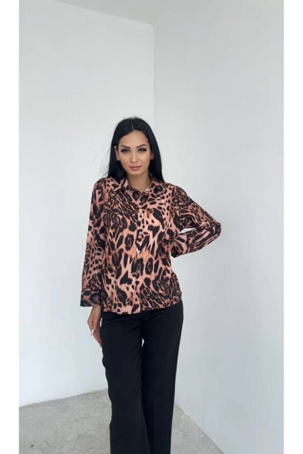 قميص كلاسيكي بنمط الفهد - 3