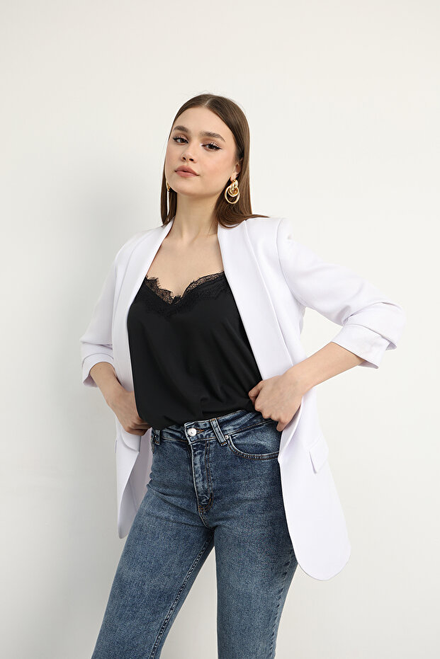 KETEN BLAZER CEKET - 3