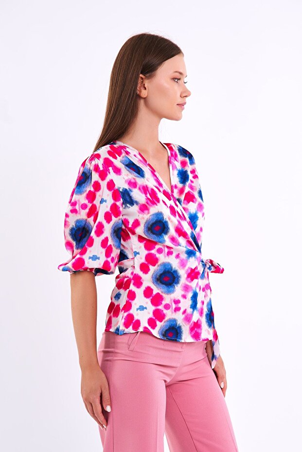 Patterned Blouse - 4