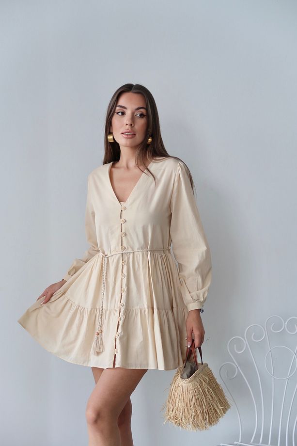 Nahara Vual Varanlı Elbise - 3
