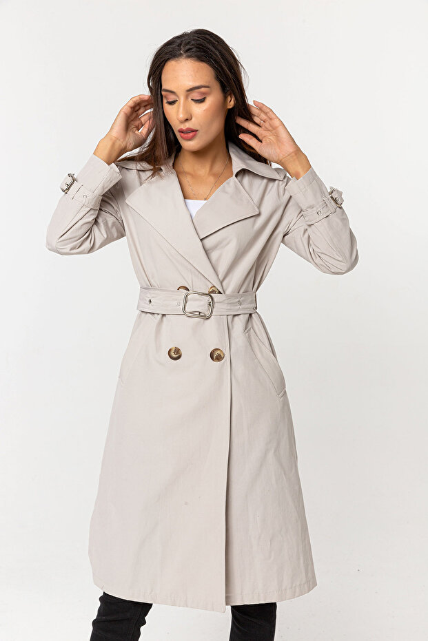 Bej Trençkot - 6