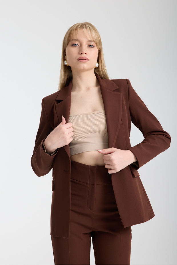 Zoe Single Button Jacket - 4