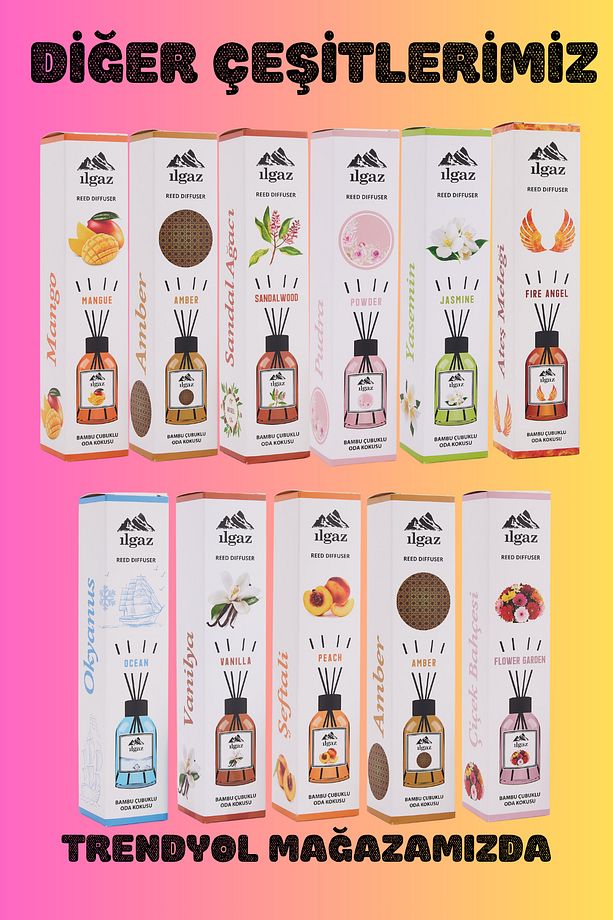 Mango Bambu Çubuklu Oda Kokusu 110 ml & Mango Yedek Likit Şişe 200 ml - 4