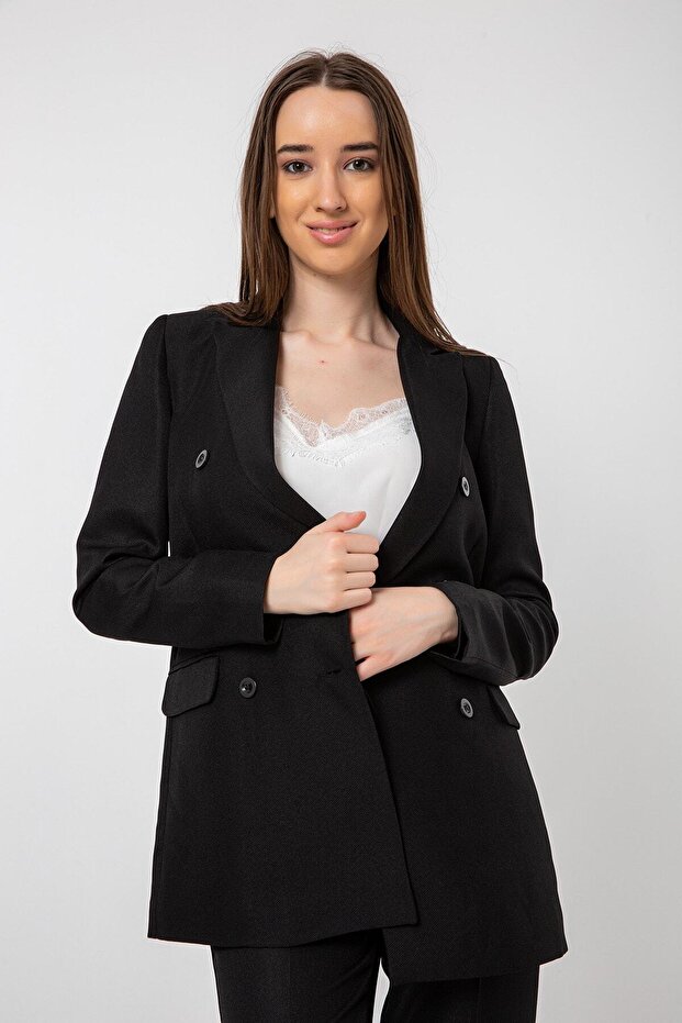 Linen Blazer Jacket - 6