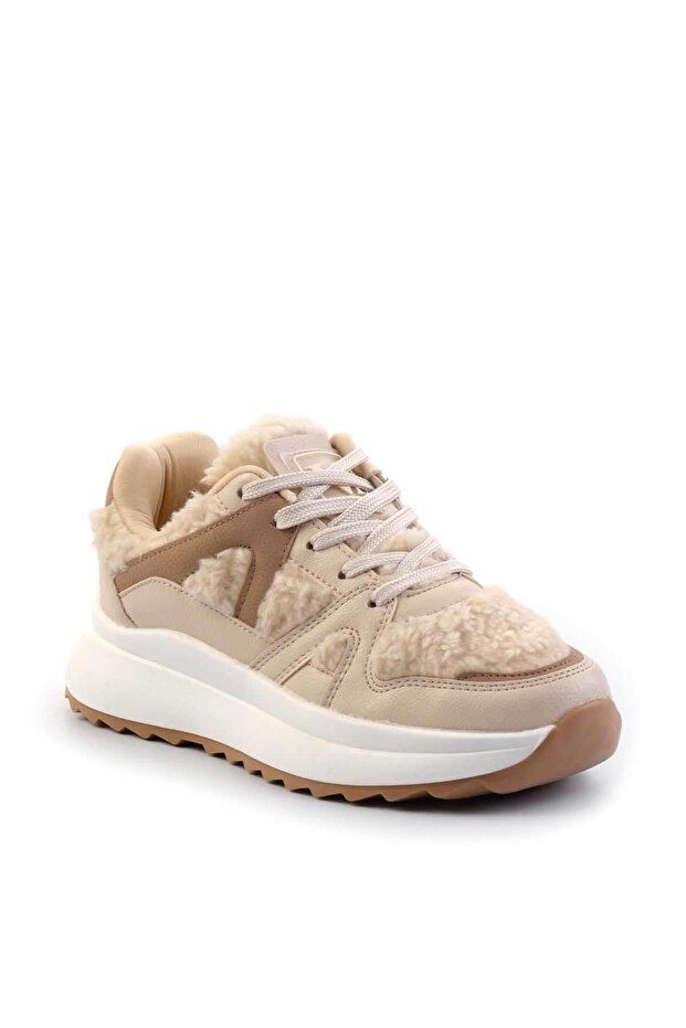 Bej Kadın Sneaker K01412200097 - 3