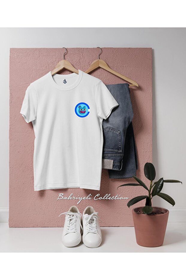 Oversize Brett _ Based Brett Crypto Pocket Design Unisex T-Shirt