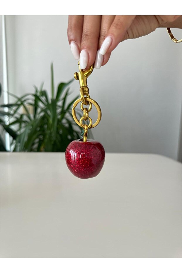 حقيبة إكسسوار ساحرة على شكل تفاحة حمراء - 2