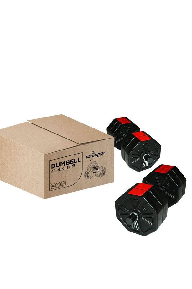 20 Kg (4X5KG) Dambıl - Dumbell - Ağırlık - Halter - Vücut Geliştirme Kısa Bar Z Bar Seti - 5