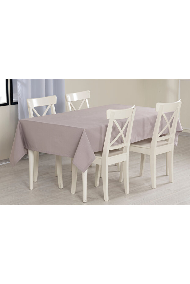 مفرش طاولة سادة 150x220 ليلك