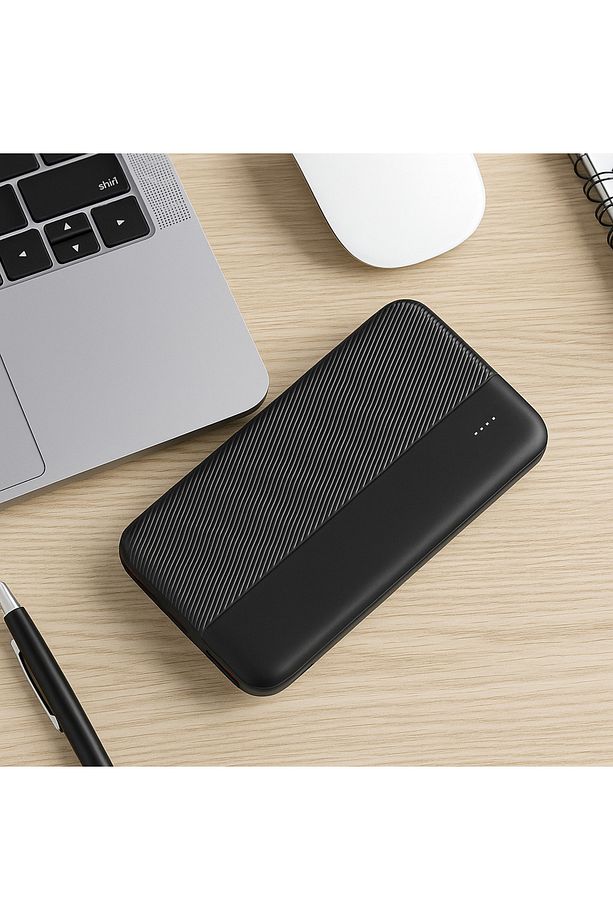 DCA0069 M9 10.000mAh Taşınabilir Powerbank–Type-C & Mikro USB Girişli, Hızlı Şarj , Slim Kasa - 1