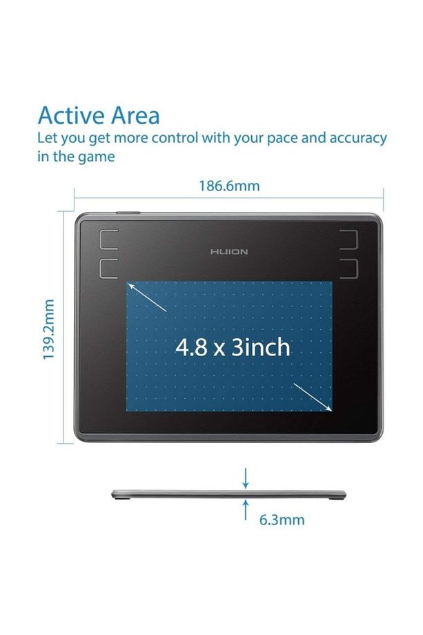 New H430p Çizim Tableti Android Telefonlarla Uyumlu Grafik Çizim Tableti - 4