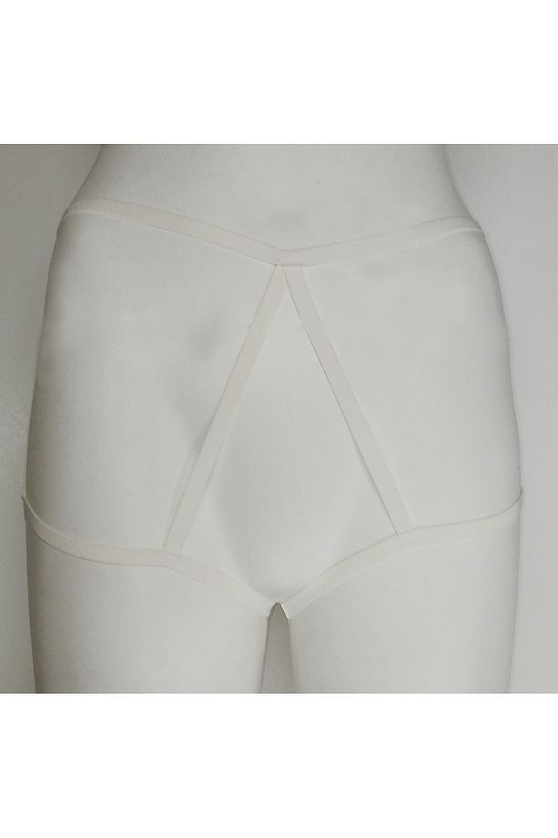 Asm1278 Kadın Ekru Karamis Boxer Şort - 2