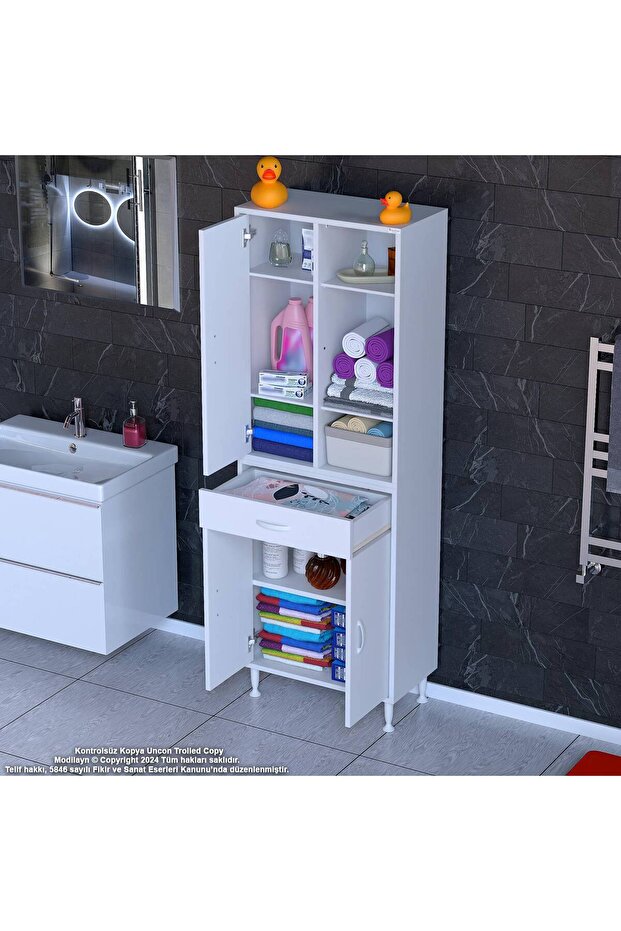 Banyo Dolabı Çok Amaçlı Dolap - 6