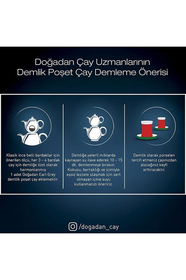Earl Grey 100'lü Demlik Poşet Siyah Çay X 12 Adet - 5