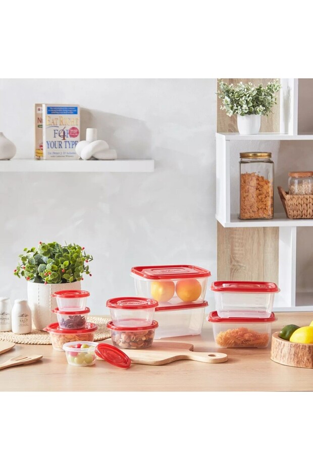 EzLock Rectangle Container Set - 1320ml (Set of 2) - 5