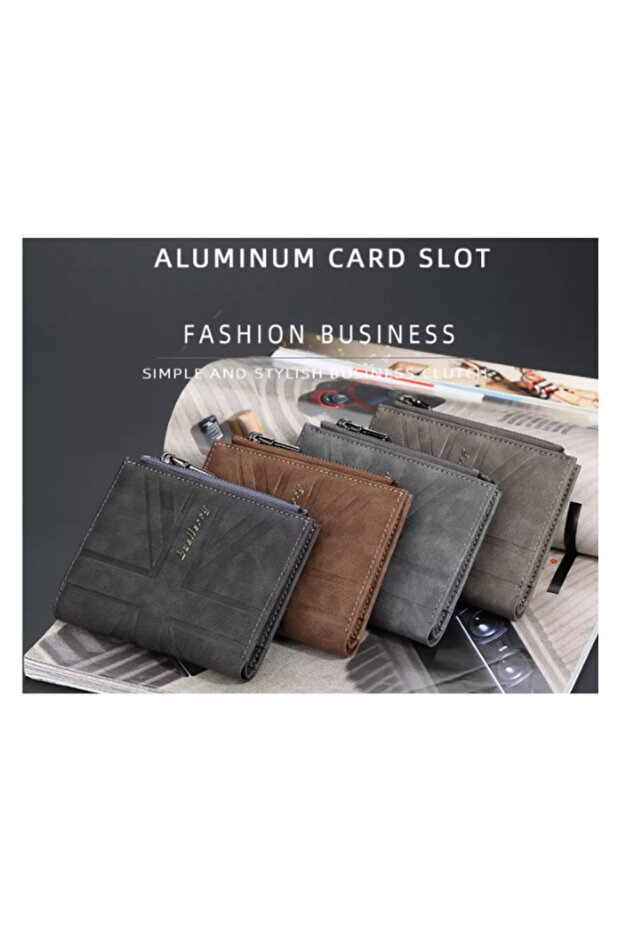 محفظة بسحاب - بني - 3