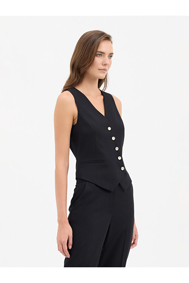 Kadın Yelek-Siyah - 1