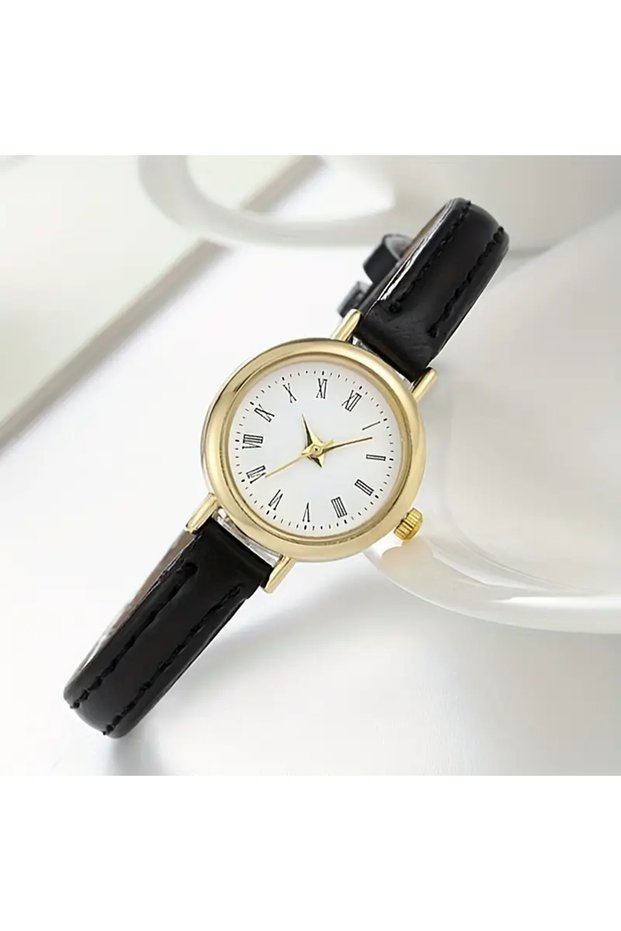 Vintage Quartz Wristwatch for Women, Leather Cord, Mother's Day, Valentine's Day, Gift