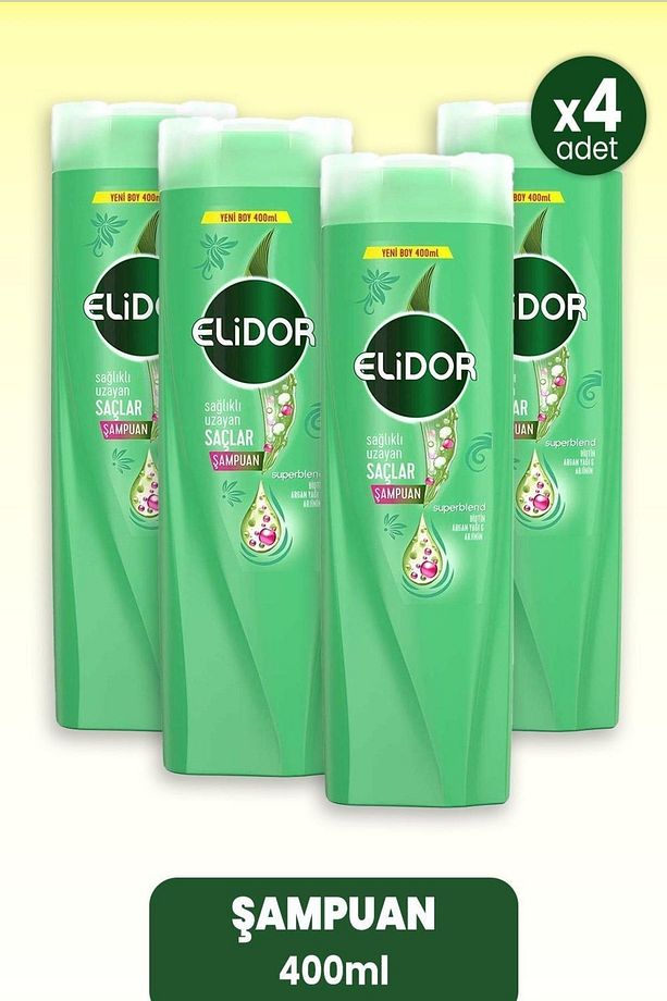 Şampuan 400 ml Sağlıklı Uzayan Saçlar X 5 Adet - 1