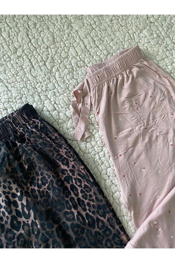 2'li Kadın Pijama Altı - Ultra Kalite Tek Alt Pijama - 2