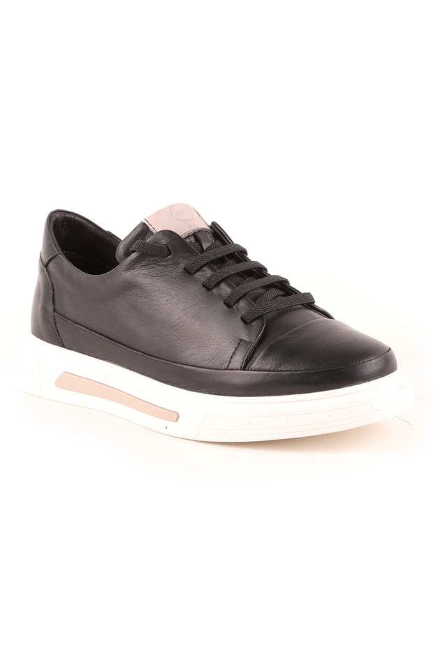 Mammamia3525 Women's Leather Casual Shoes