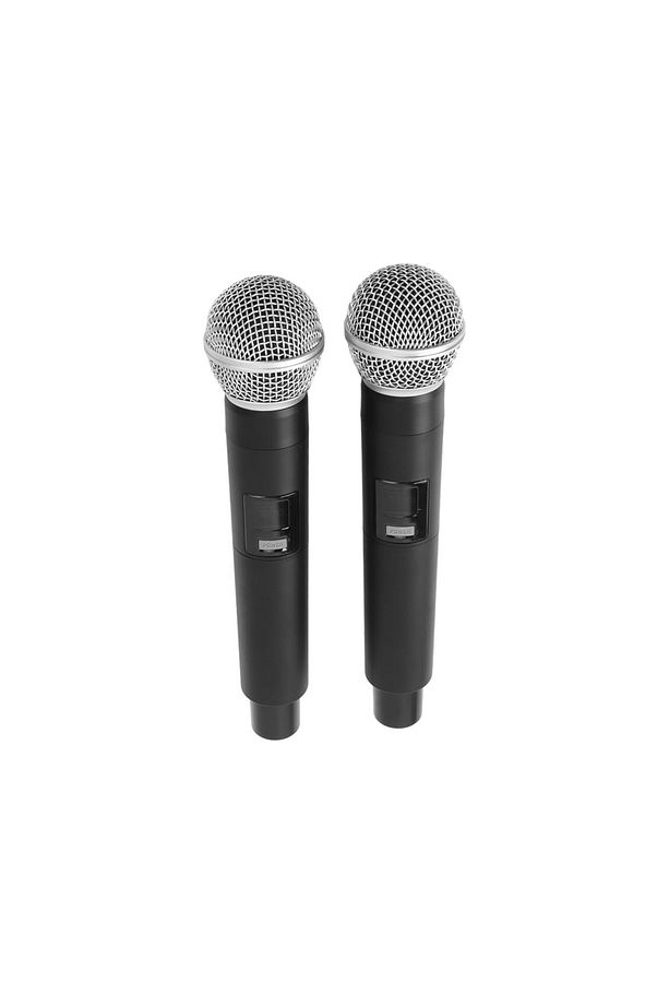 PL-2499 Kablosuz Mikrofon, Karaoke için Kapsamlı Metal El Mikrofonu 2 Adet - 4