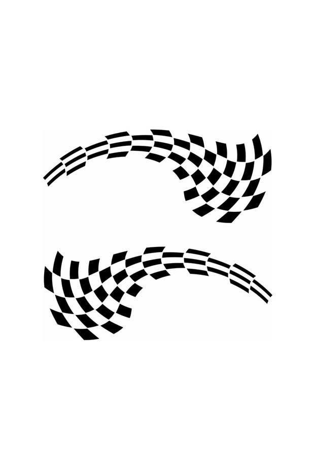 Sticker auto model 24 - set 2 buc