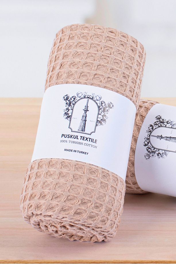 Lüks El Havlusu 3'lü Set, Waffle Dokuma, 100% Pamuk Yüksek Kalite Çabuk Kuruyan El Havluları - 6