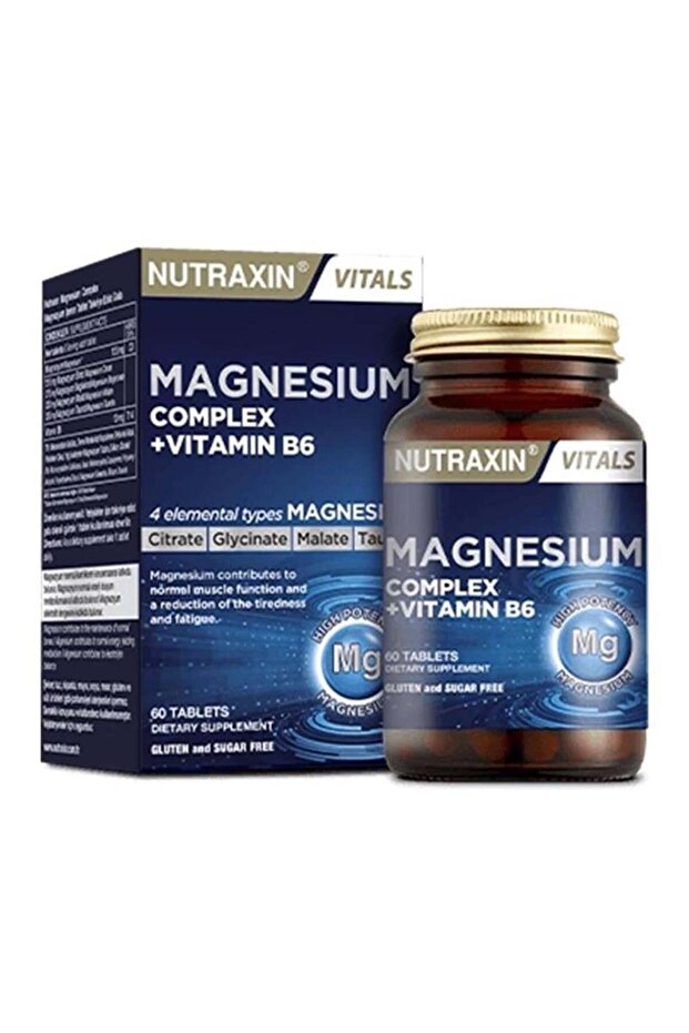 Magnesium Complex + Vitamin B6 60 Tablets - 1