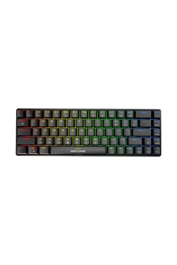 Ampligame Gk1 Rgb Red Switch Mekanik Klavye - 1