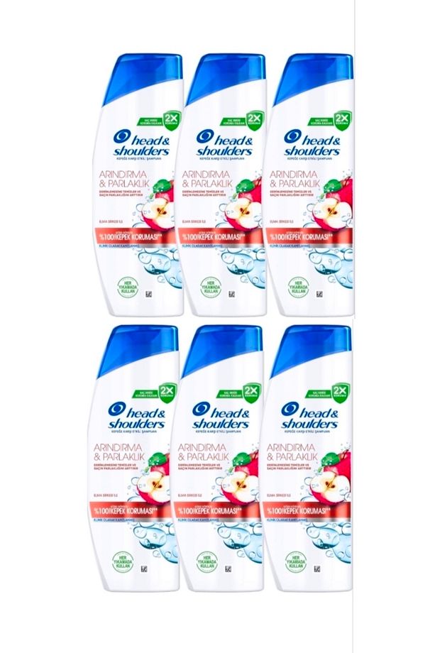 Arındırma&Parlaklık Kepeğe Karşı Etkili Şampuan 330 ML 6 Adet - 1