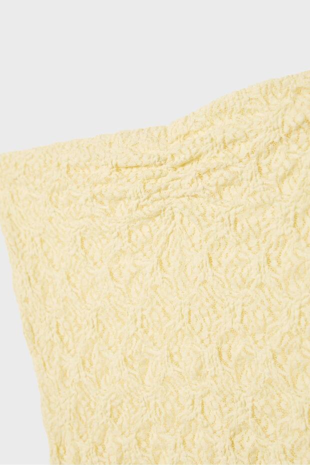 Dantel Straplez Top - 8