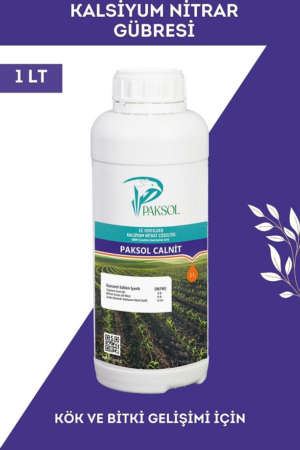 Calnit Kalsiyumlu Nitrat Domates Için Sıvı Gübre 1 Litre - 3