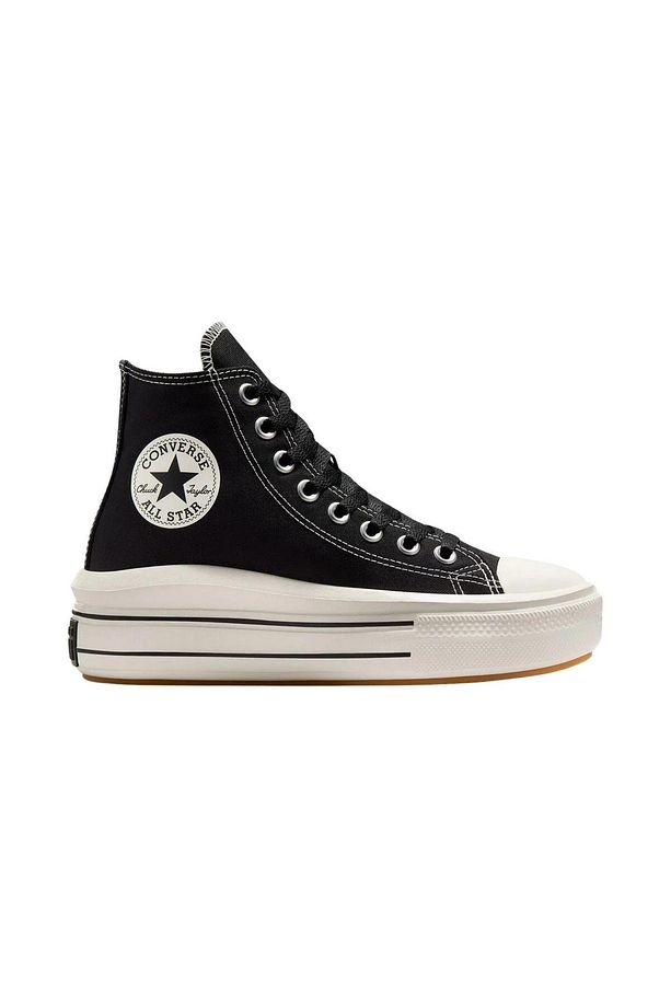 Chuck Taylor All Star Move Kadın Siyah Günlük Ayakkabı Kadın Ls Ayakkabı A12585c - 2