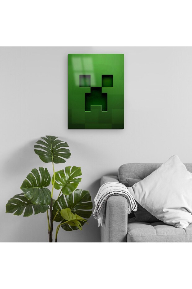 Minecraft Metal Tablo Model 2 - 1