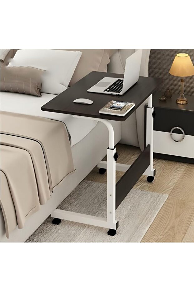 Laptop Table, 80*40 CM Height Adjustable Computer Desk, Portable Study Table