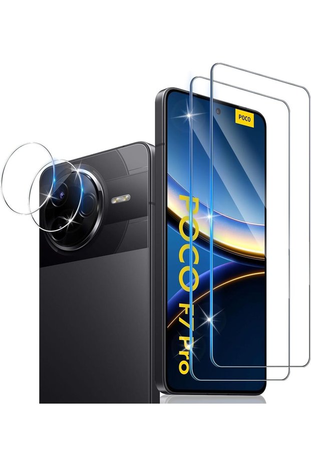 Poco F7 Pro Nano Screen Protector Nano Glass with Fingerprint Activated - Camera Protection Gelatine Gift