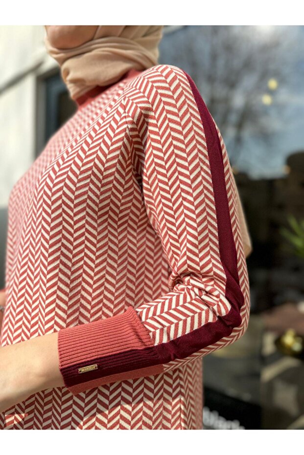 V Kadın Tunik Nar Çiçeği - 4