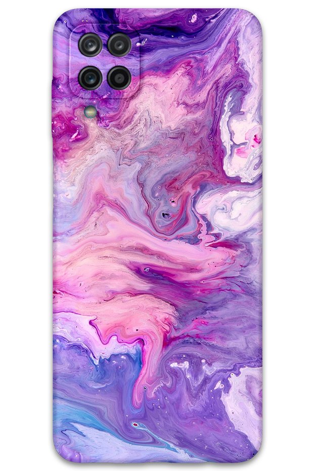 Galaxy M33 Compatible Marble Pattern Phone Case + Screen Protector - 5813
