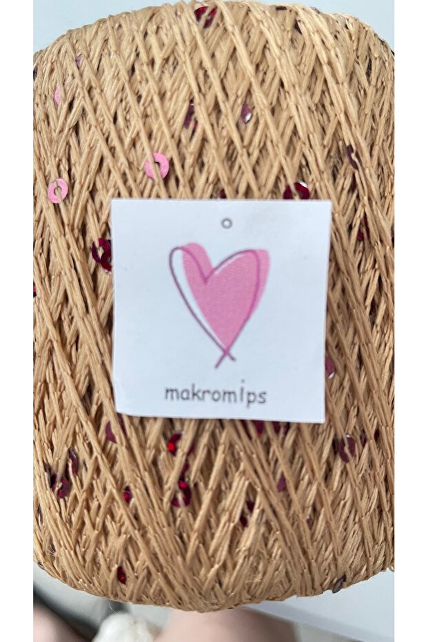 SİMLİ PULLU YUMUŞAK EL ÖRGÜ İPİ 220 metre (-+20) 25 gr - 4