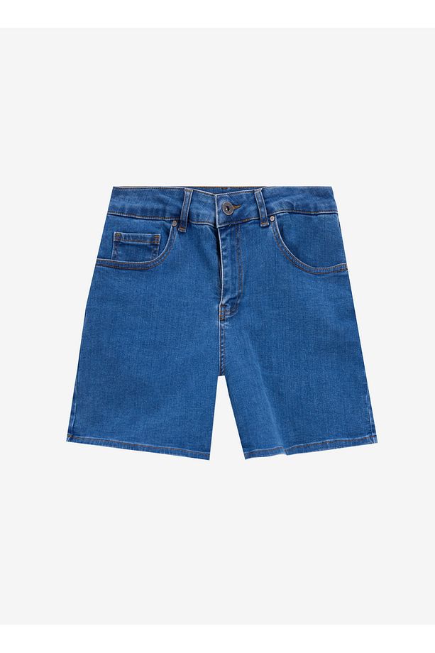 Limon Normal Bel Relaxed Lacivert Kadın Denim Şort L5SL-SRT9047 - 8