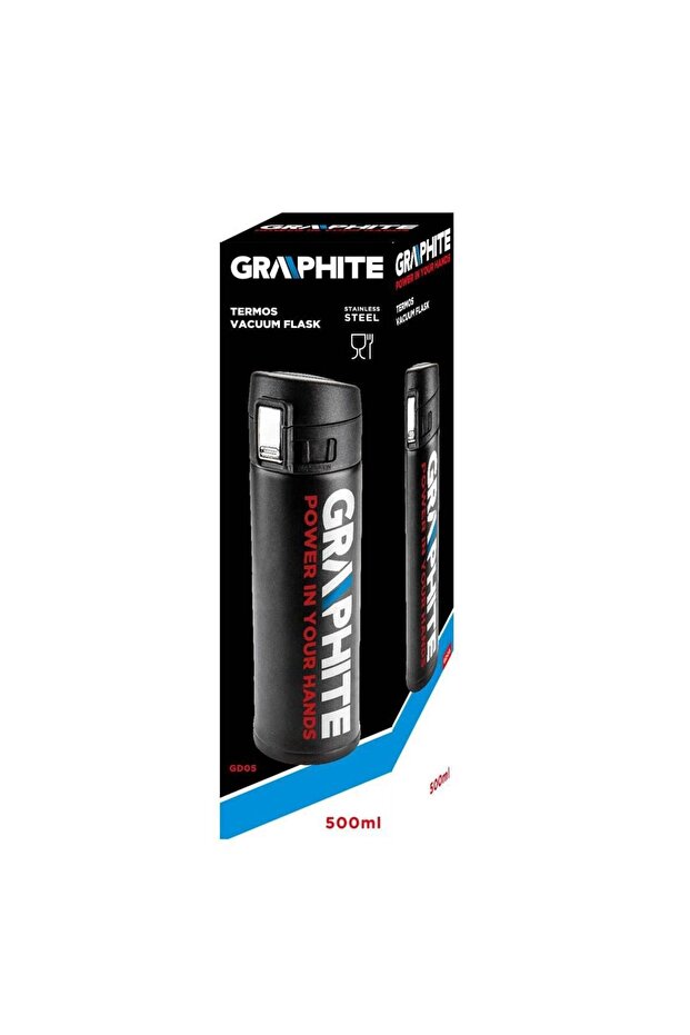 Termos, inox, 500 ml, - 2