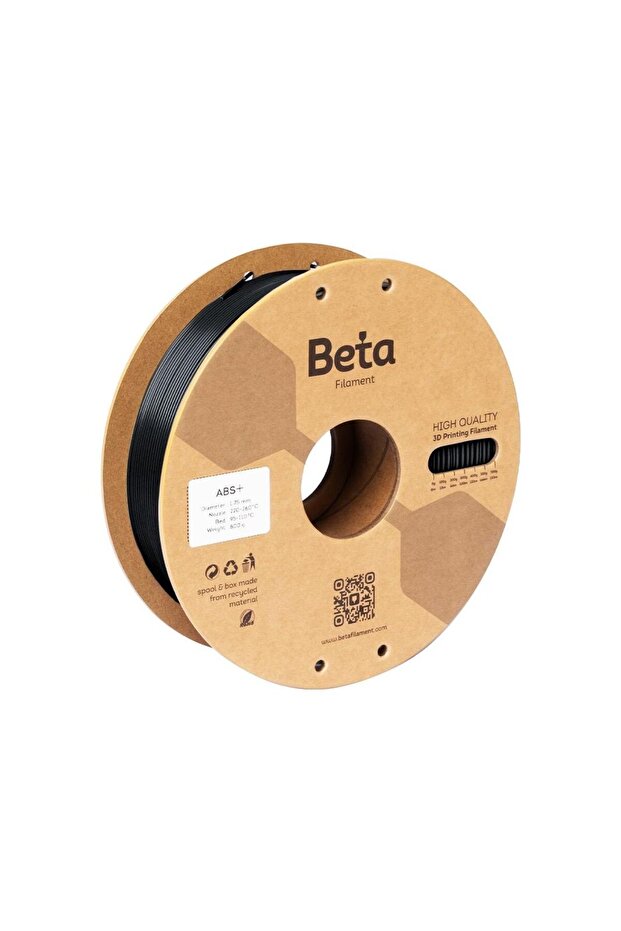 Beta ABS+ Filament Black - 2