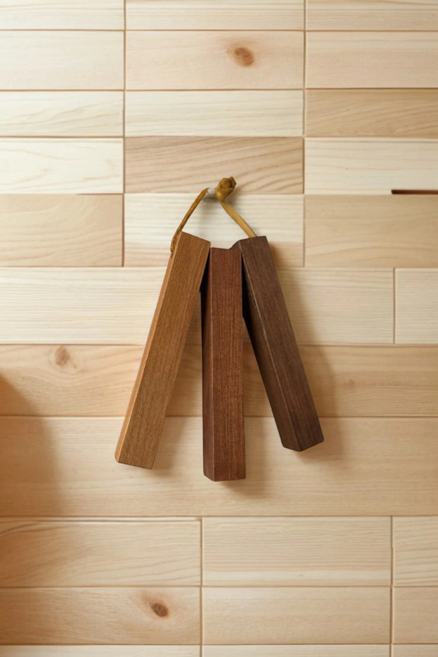 Handmade Wooden Trivet Beech Solid - 5