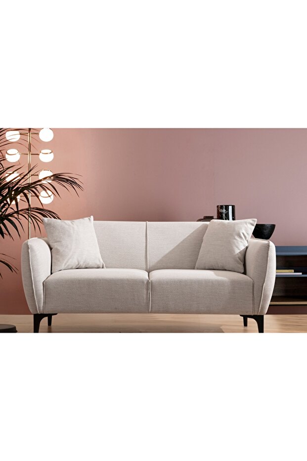 BELLİSİMO İKİLİ KOLTUK, KREM - 1