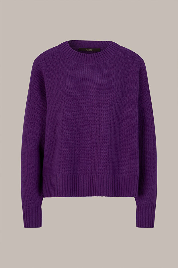 PULLOVER 52 DP511 - - 36, PURPLE - 4