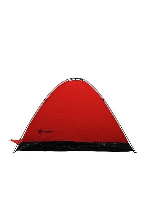 S. DFT 3 Kişi Tek Kat Kırmızı Çadır 220x200+70x130cm - 4